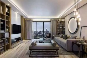 深圳领航城样板房5套-现代整体家具工程案例