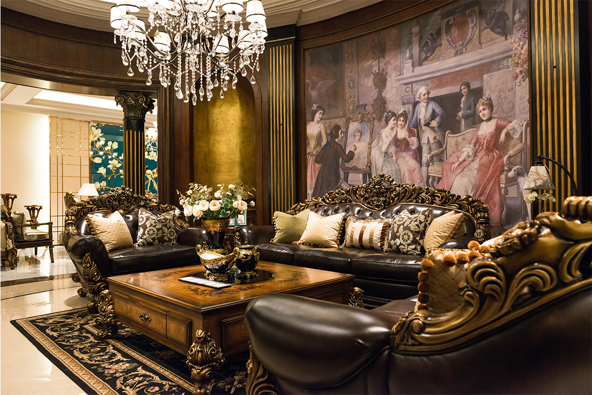 顶级美式古典客厅沙发