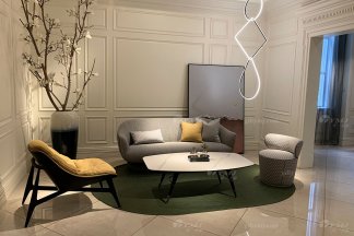 这样酷似小船的现代轻奢风格沙发系列，简约、舒适到给人无限遐想！ 